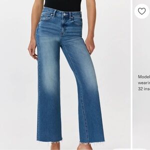 Quince Light Blue Wide Leg Jeans